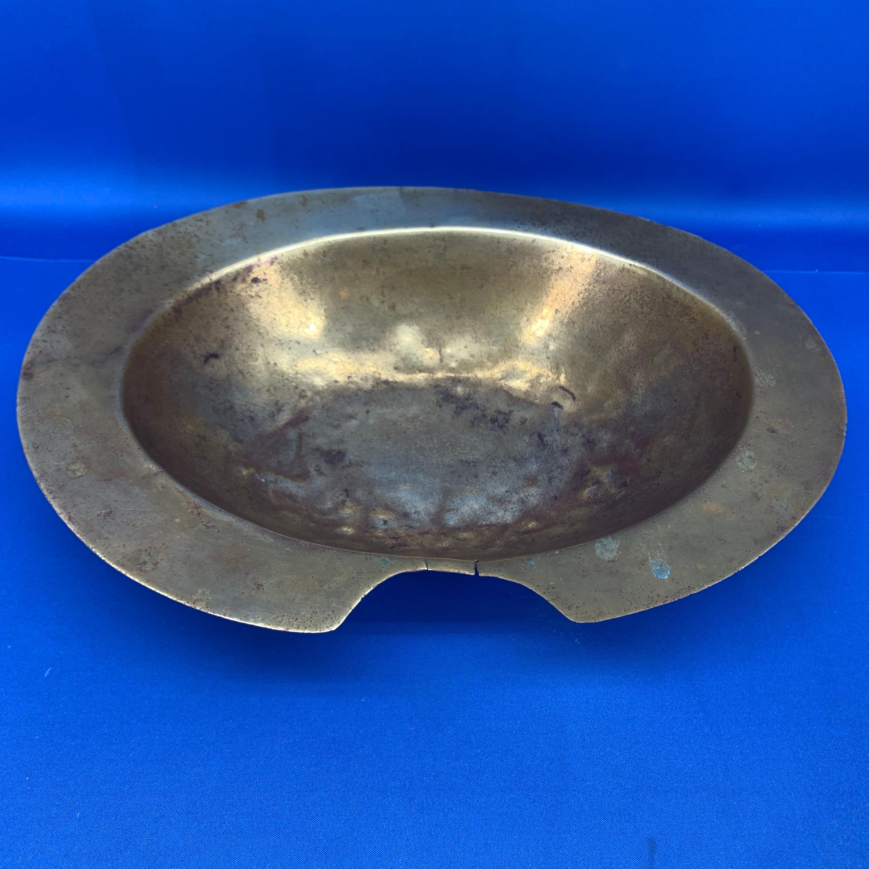 Early 19th European Brass Bowl For Sale 4