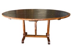 Early 19th French Century Oval Wine Tasting Table