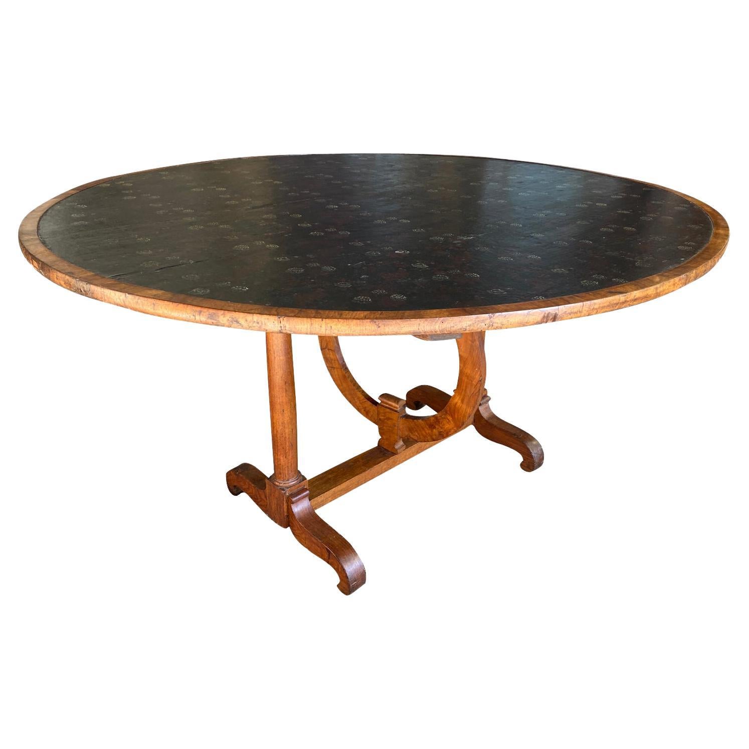 Early 19th French Century Oval Wine Tasting Table