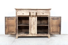 Early 19th French Provincial Fruitwood Painted Buffet
