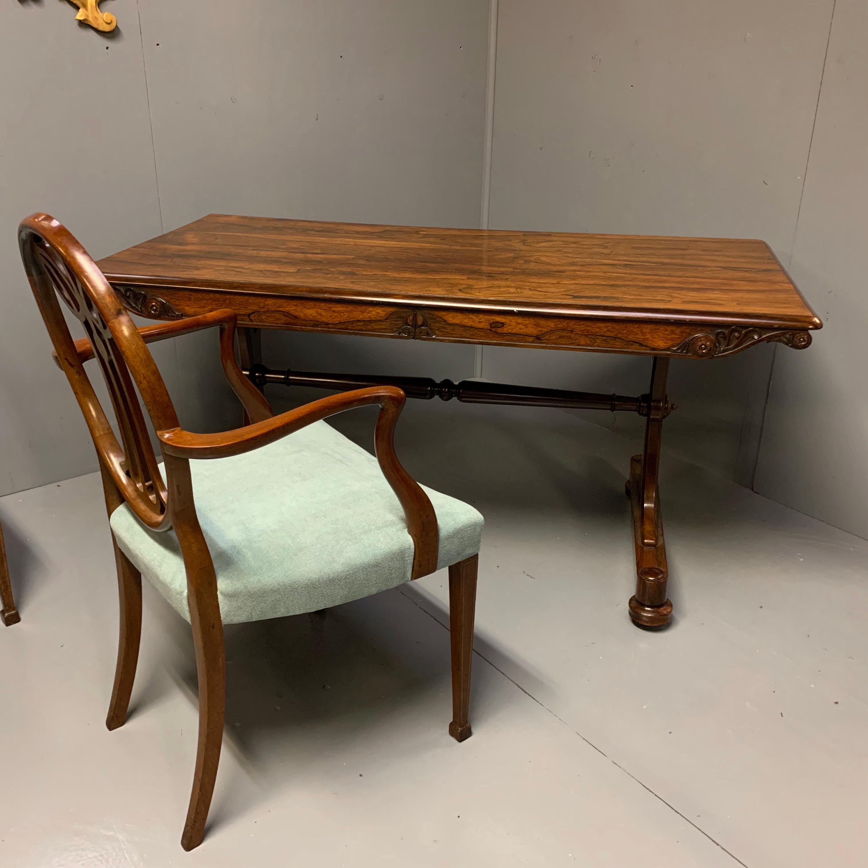 Early 19th Century Regency Rosewood Library Centre Table in Super Condition 7