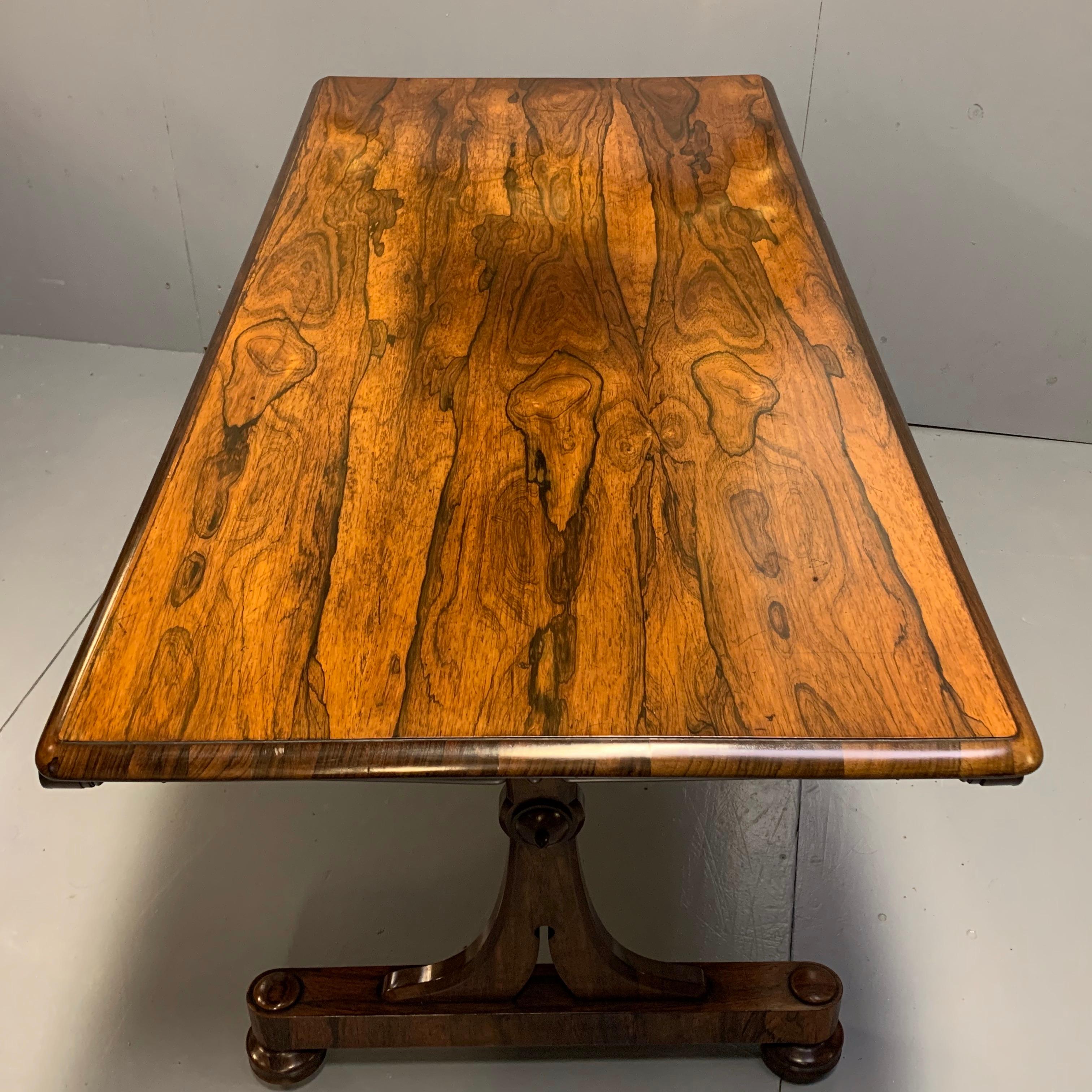 Early 19th Century Regency Rosewood Library Centre Table in Super Condition 3