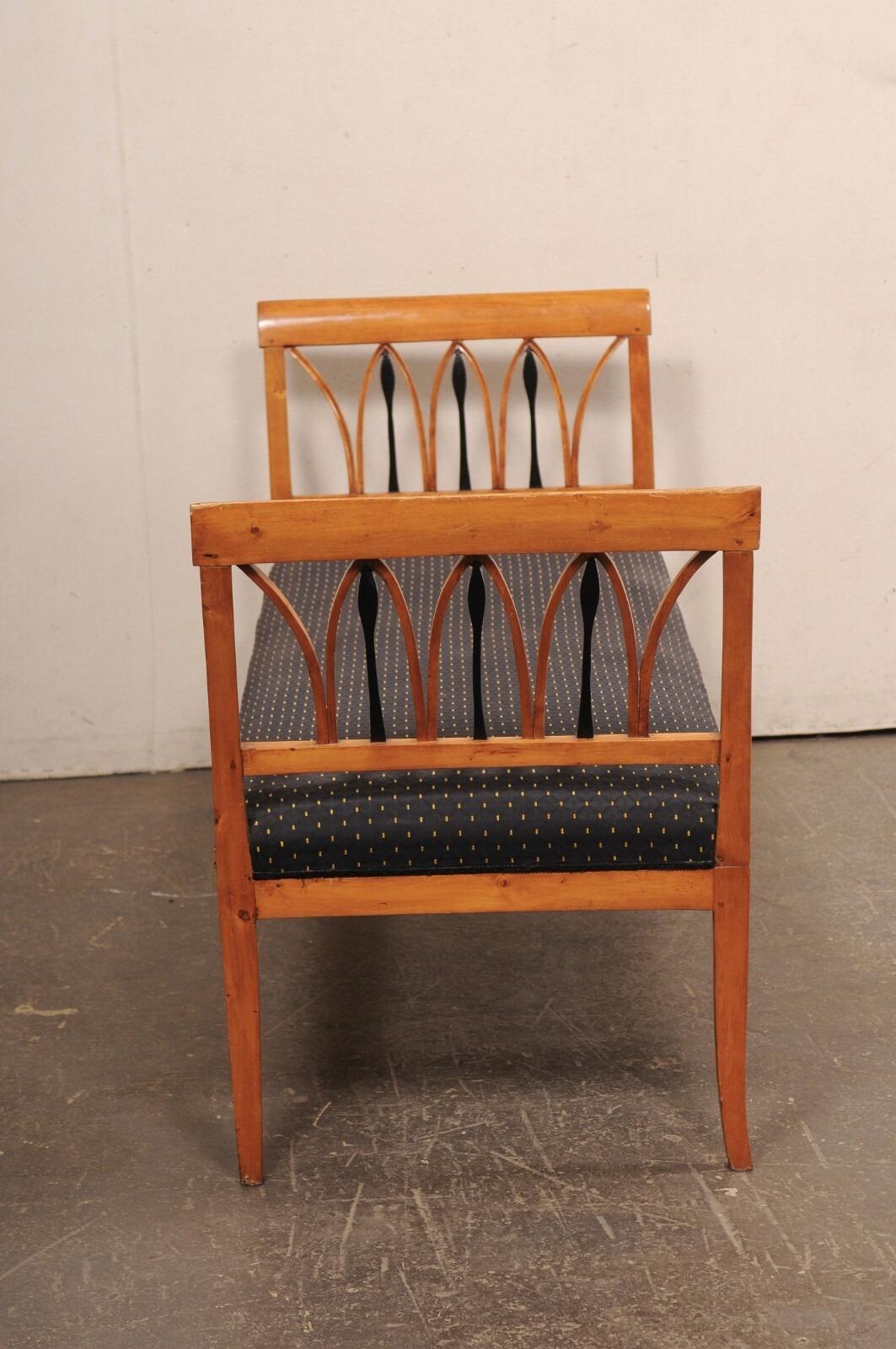 Karl Johan Early 19th Sofa Bench from Lindome, Sweden For Sale