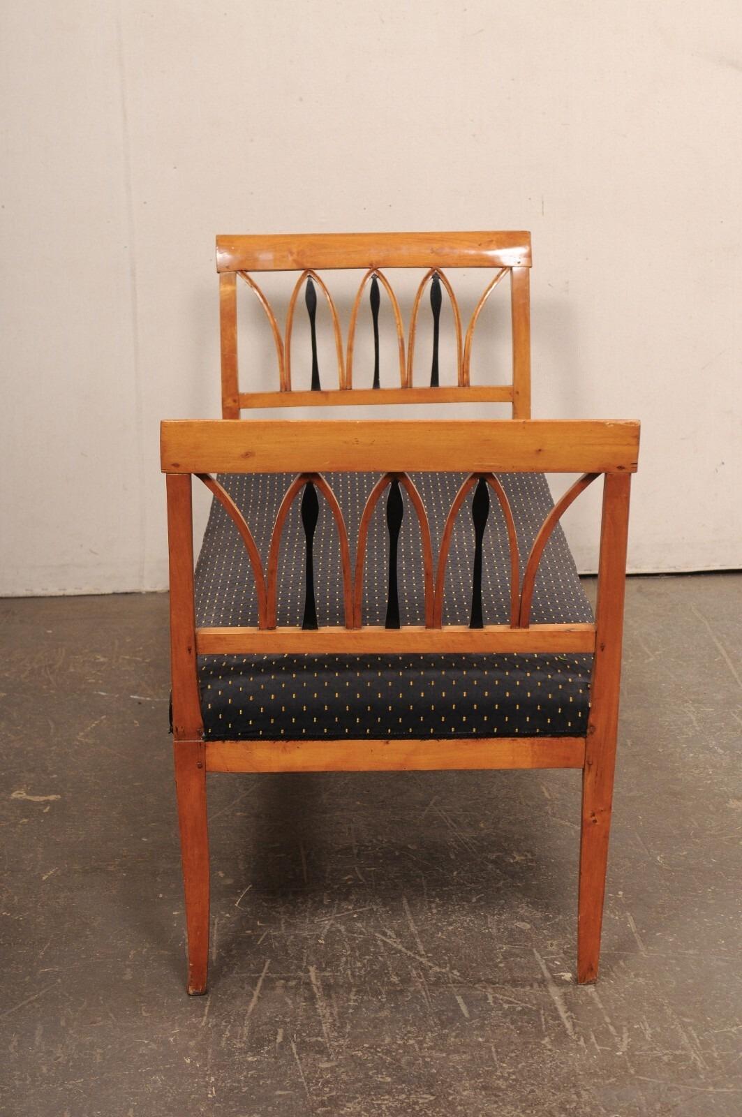 Wood Early 19th Sofa Bench from Lindome, Sweden For Sale