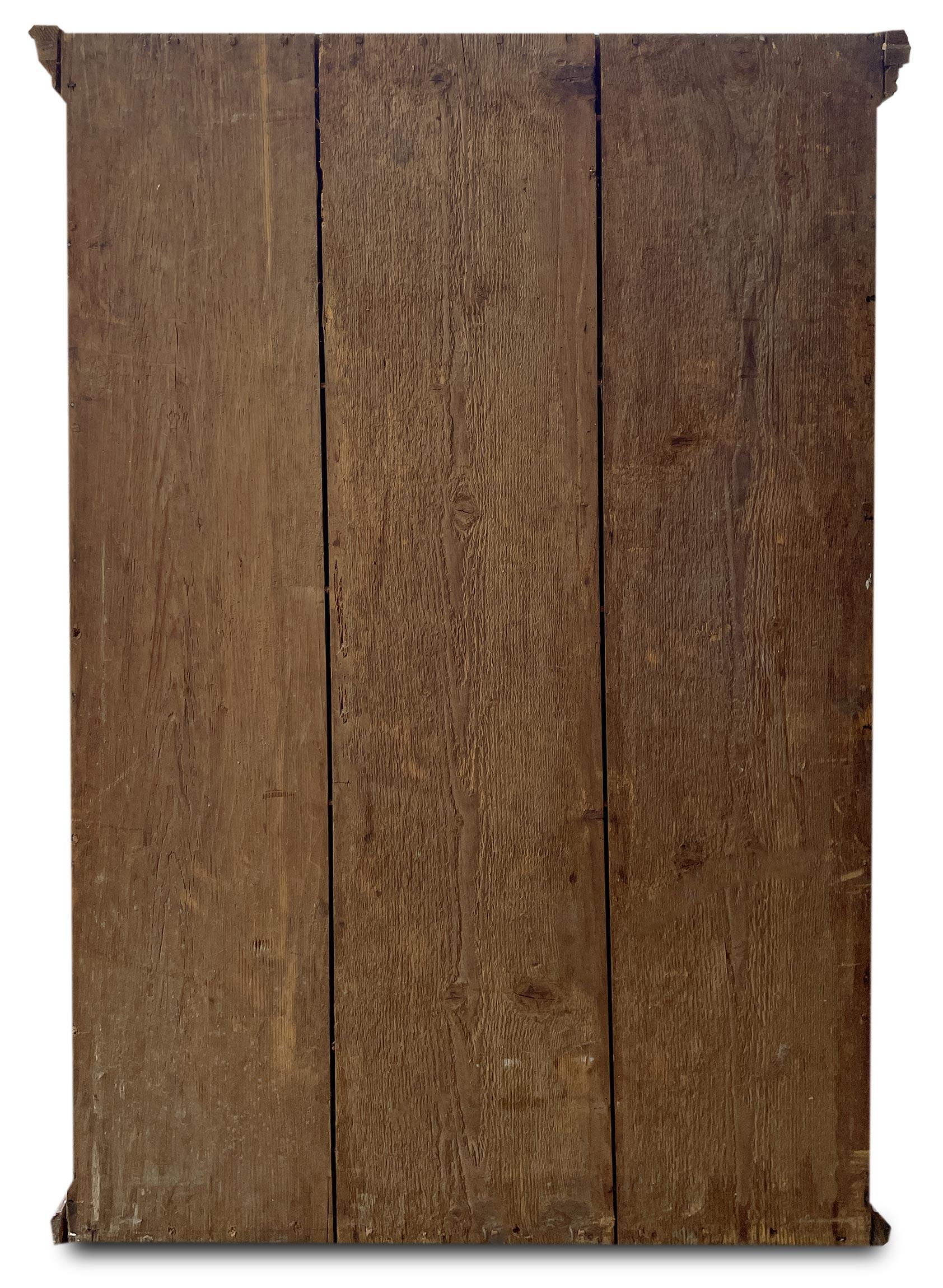 Early 19th Tyrolean Floral Painted Cabinet 5