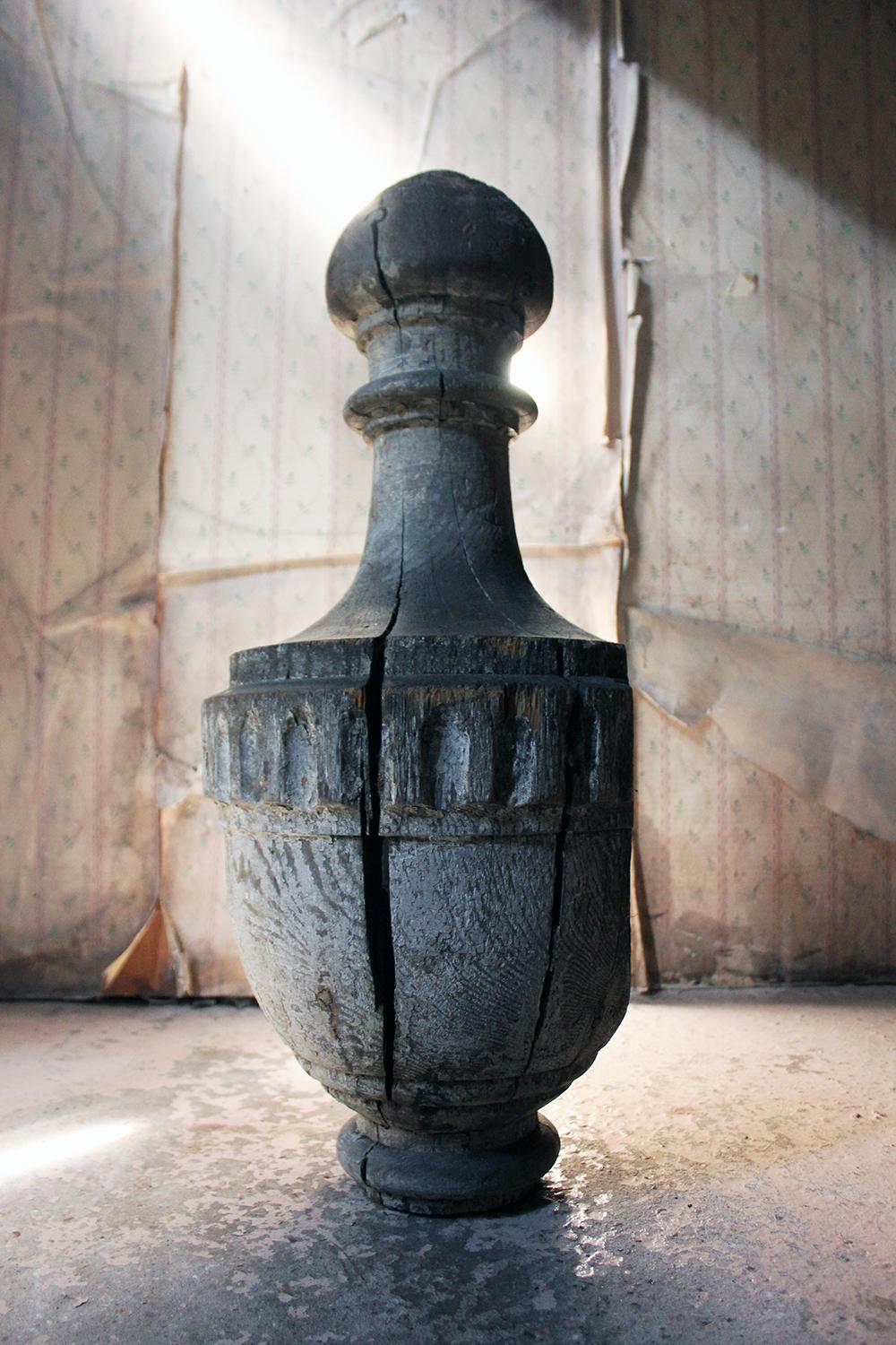 Early 19th Century Architectural Carved Softwood Finial 10