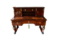 Early 19th Century French Empire  "Bureau a Gradin" Desk