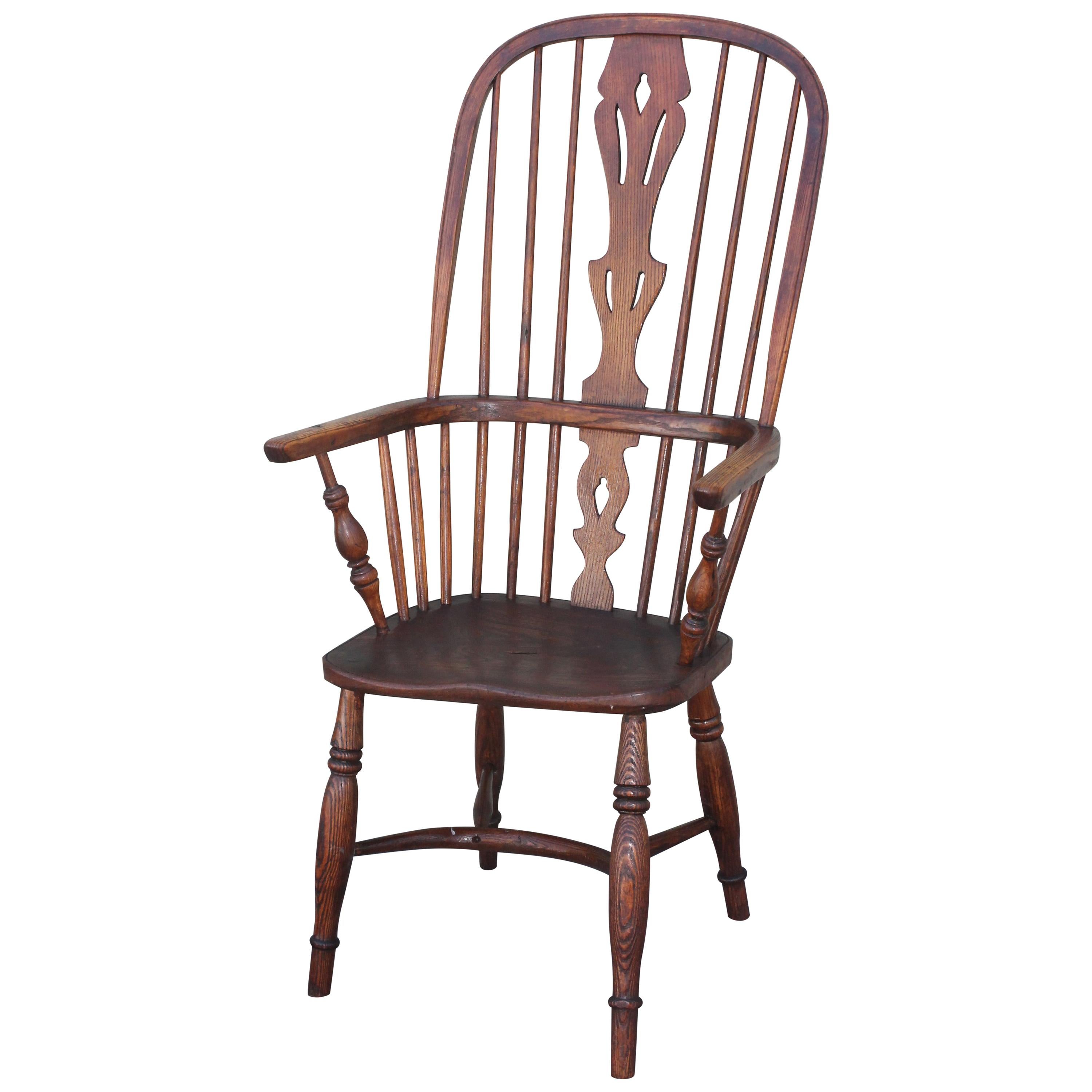 Fauteuil Windsor anglais du début du XIXe siècle