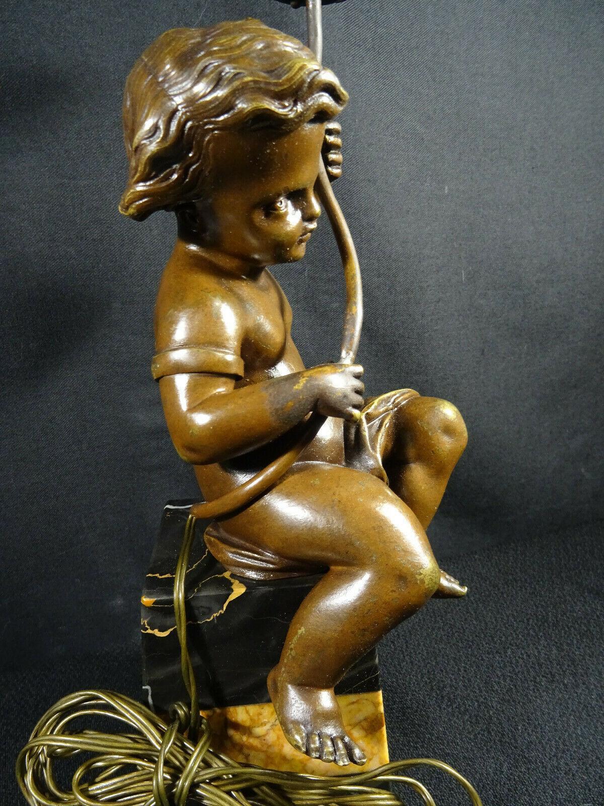 Early 19thc French Antique Louis Bronze Louis XV Table Lamp - Ultra High Quality For Sale 6