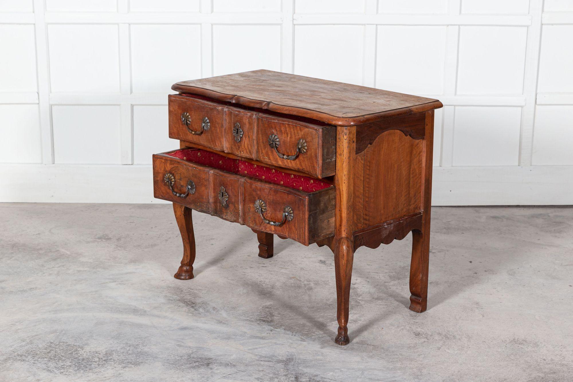 Early 19thC French Walnut Commode For Sale 1