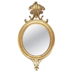 Early 19thC Giltwood & Gesso Wall Mirror