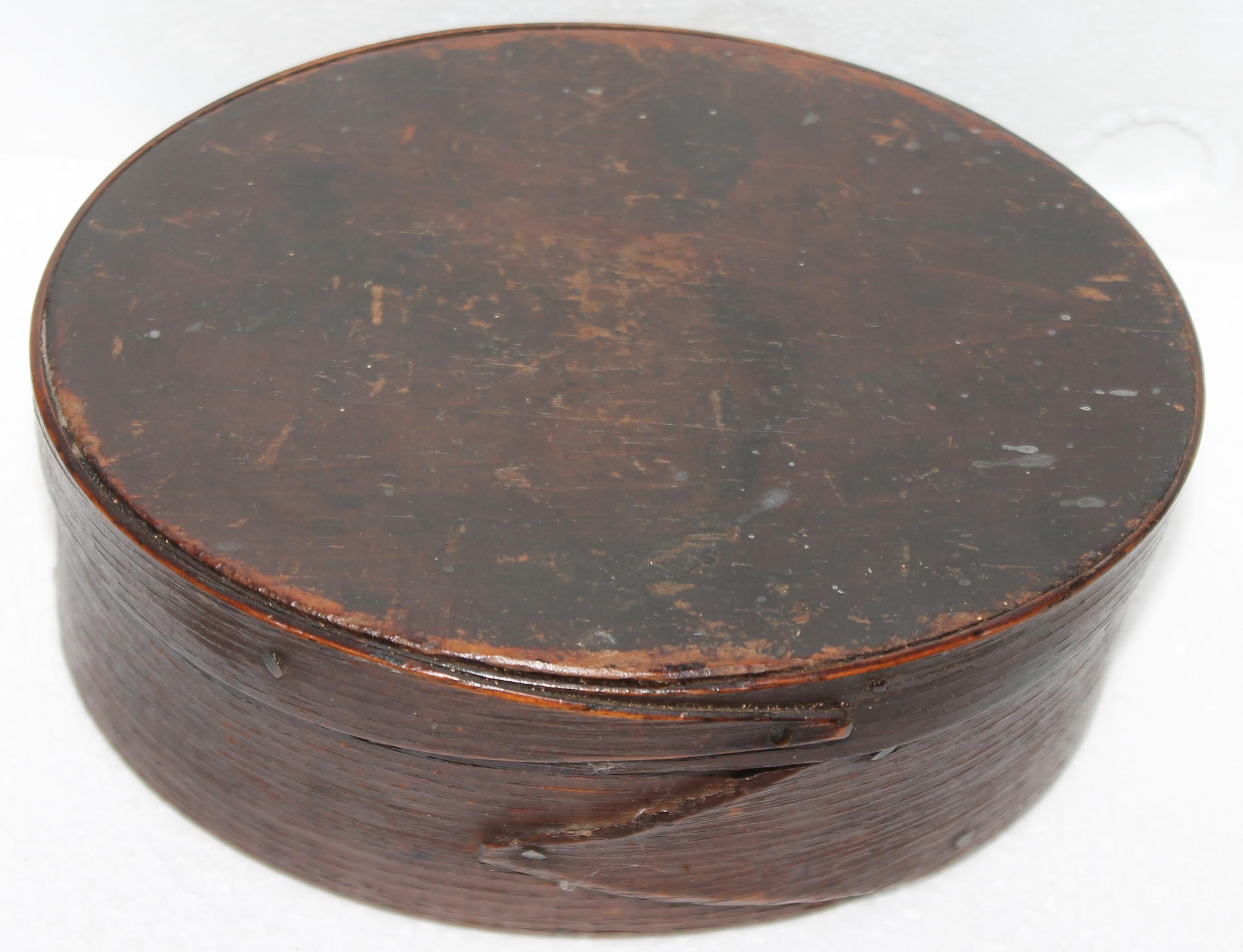 Country Early 19Thc Harvard Shaker Style Pantry Box