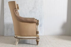 Italian Poets Chair with Original Paintwork, Carving and Embroidery