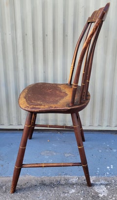 Early 19Thc Original Paint Decorated Windsor Chairs