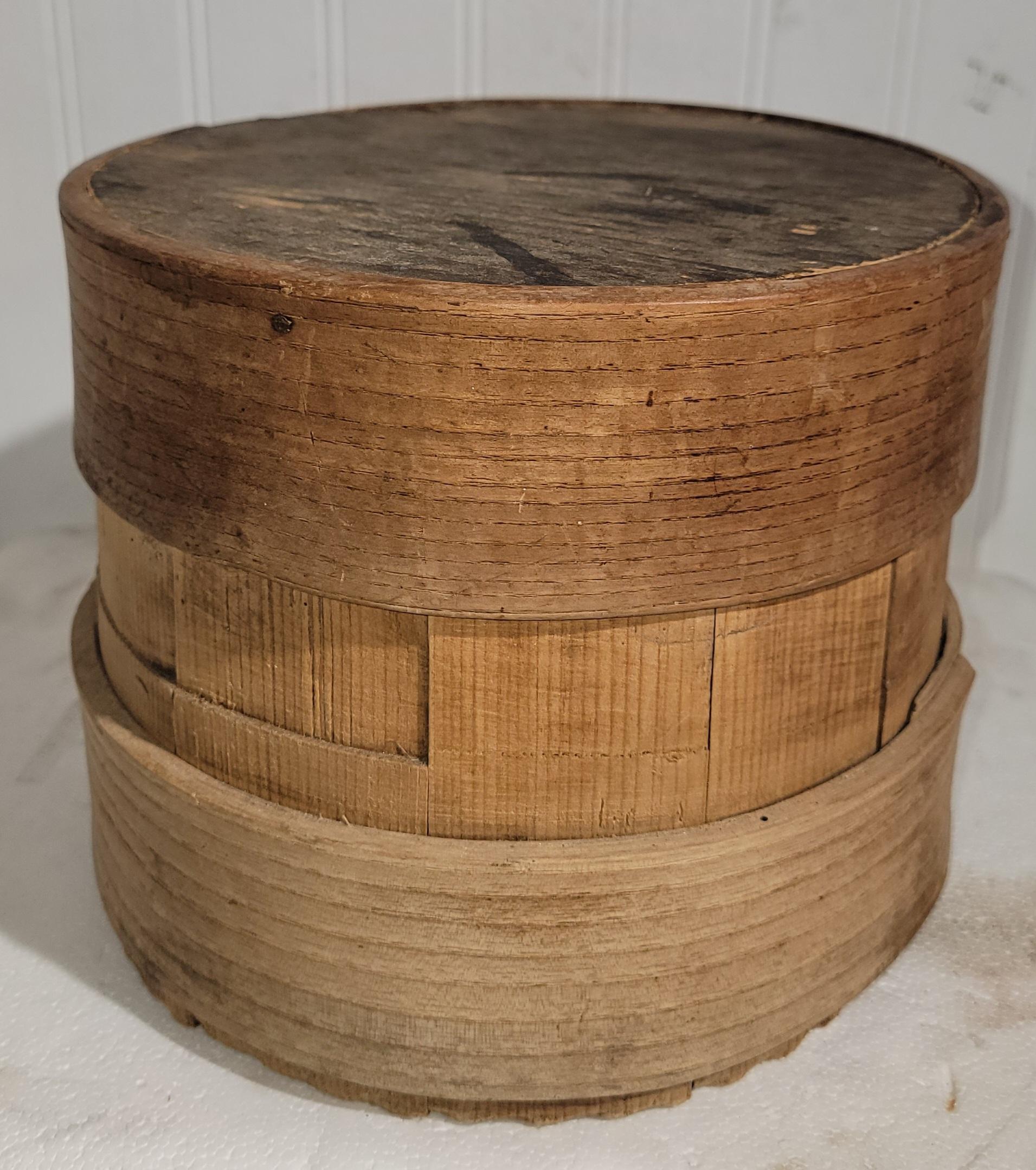 Hand-Carved Early 19Thc Pantry Container For Sale