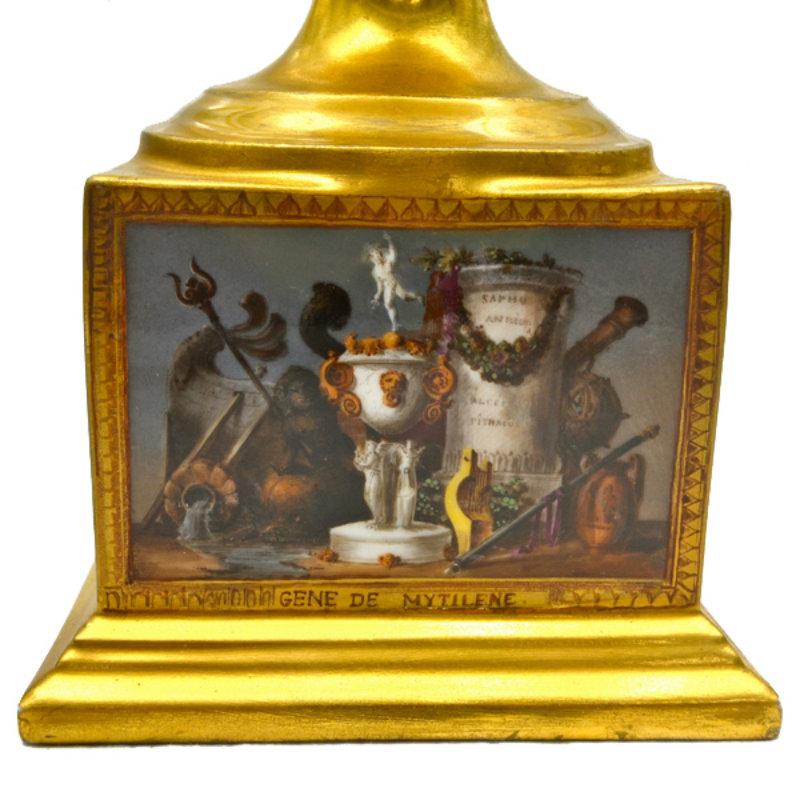 Early 19th Century Paris Porcelain Urn For Sale 9