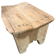 Early 19thc Pueblo Indian Foot Stool