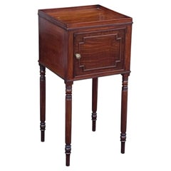 Early 19thC Regency Mahogany Bedside Cabinet