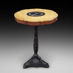 Early 19thC Rosewood Centre Table with Marble Top