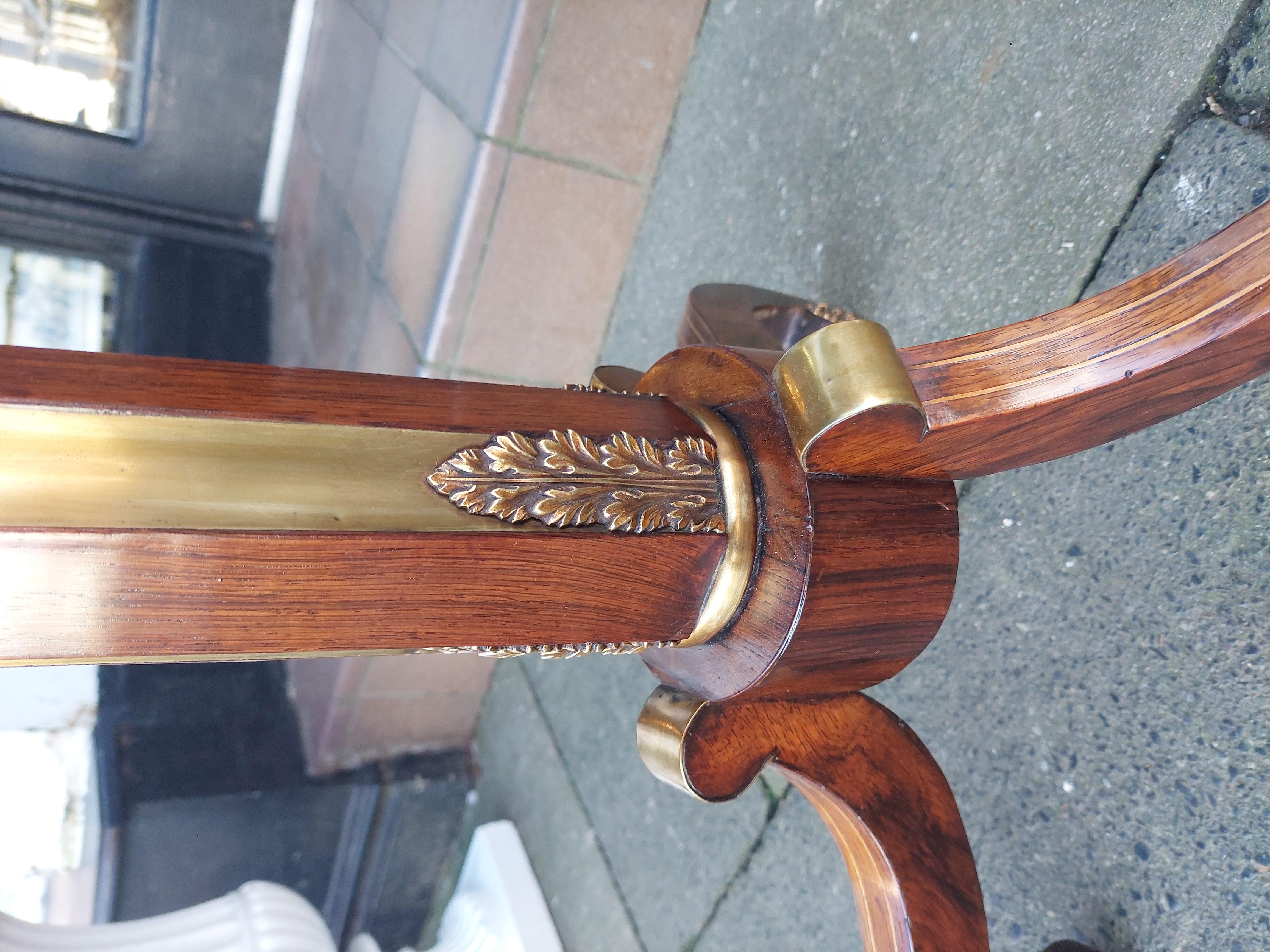 Early 19thC Rosewood Octagonal Tilt-Top Table 3