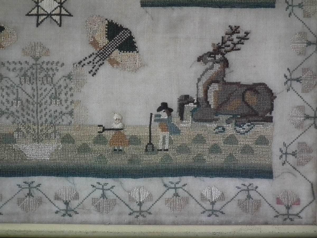 Early 19th Century Sampler by Harriett Bayliss 3