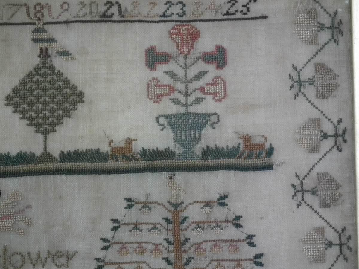 Early 19th Century Sampler by Harriett Bayliss 10