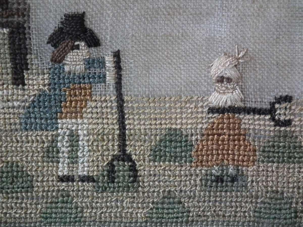 Textile Early 19th Century Sampler by Harriett Bayliss
