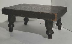 Early 19thc Small Foot Stool Old Surface