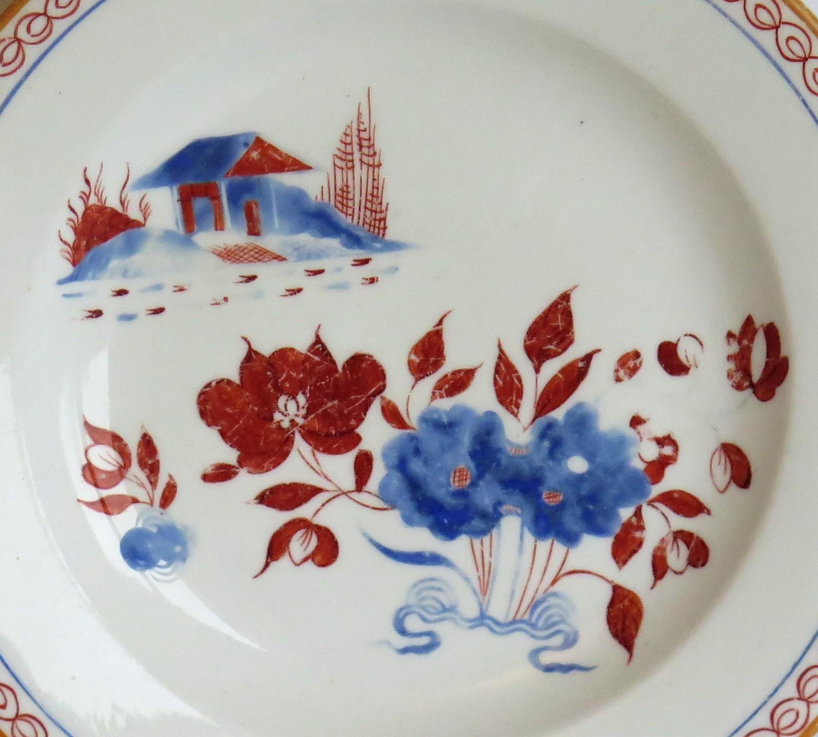 Assiette ou plat Spode du début du 19e siècle en porcelaine peinte à la main à motif de maison de poupées 488 en vente 3