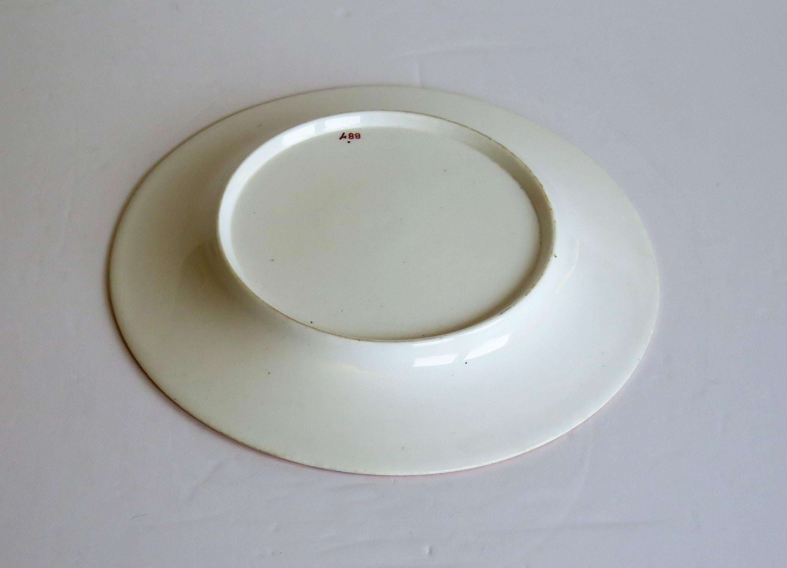 Assiette ou plat Spode du début du 19e siècle en porcelaine peinte à la main à motif de maison de poupées 488 en vente 11