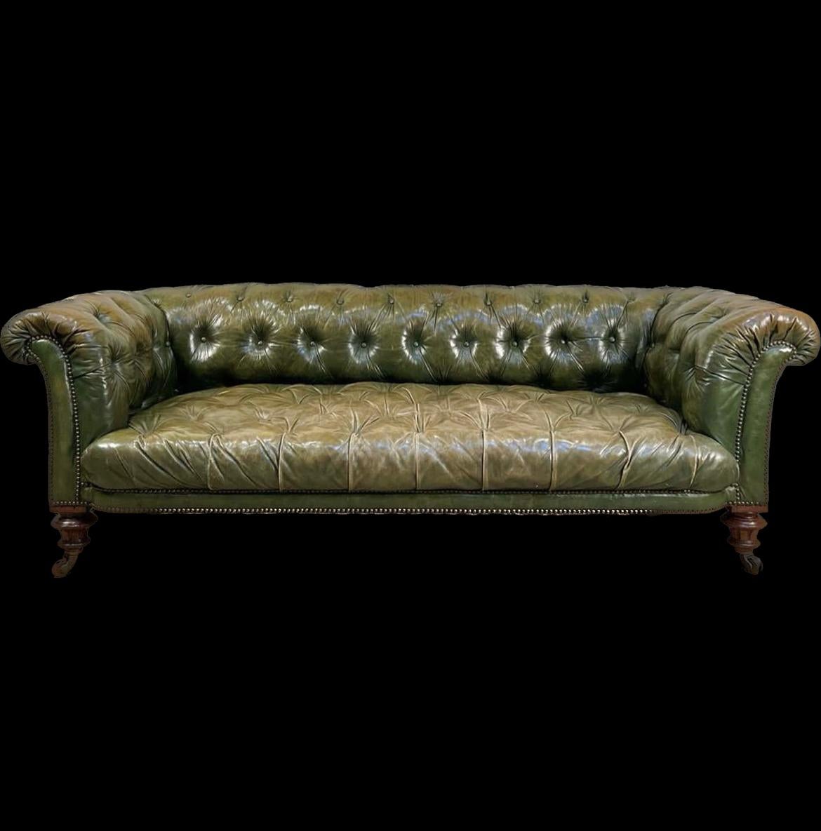 As a Lapada dealer and furniture maker, I always have a very good selection of pieces in stock with a wide range of price points.

This particular piece is an originalWilliam IV early 19thC Chesterfield in very very good order. 

As you can see the
