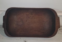 Early 19Thc Wooden Carved Dough Bowl