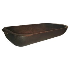 Early 19Thc Wooden Carved Dough Bowl