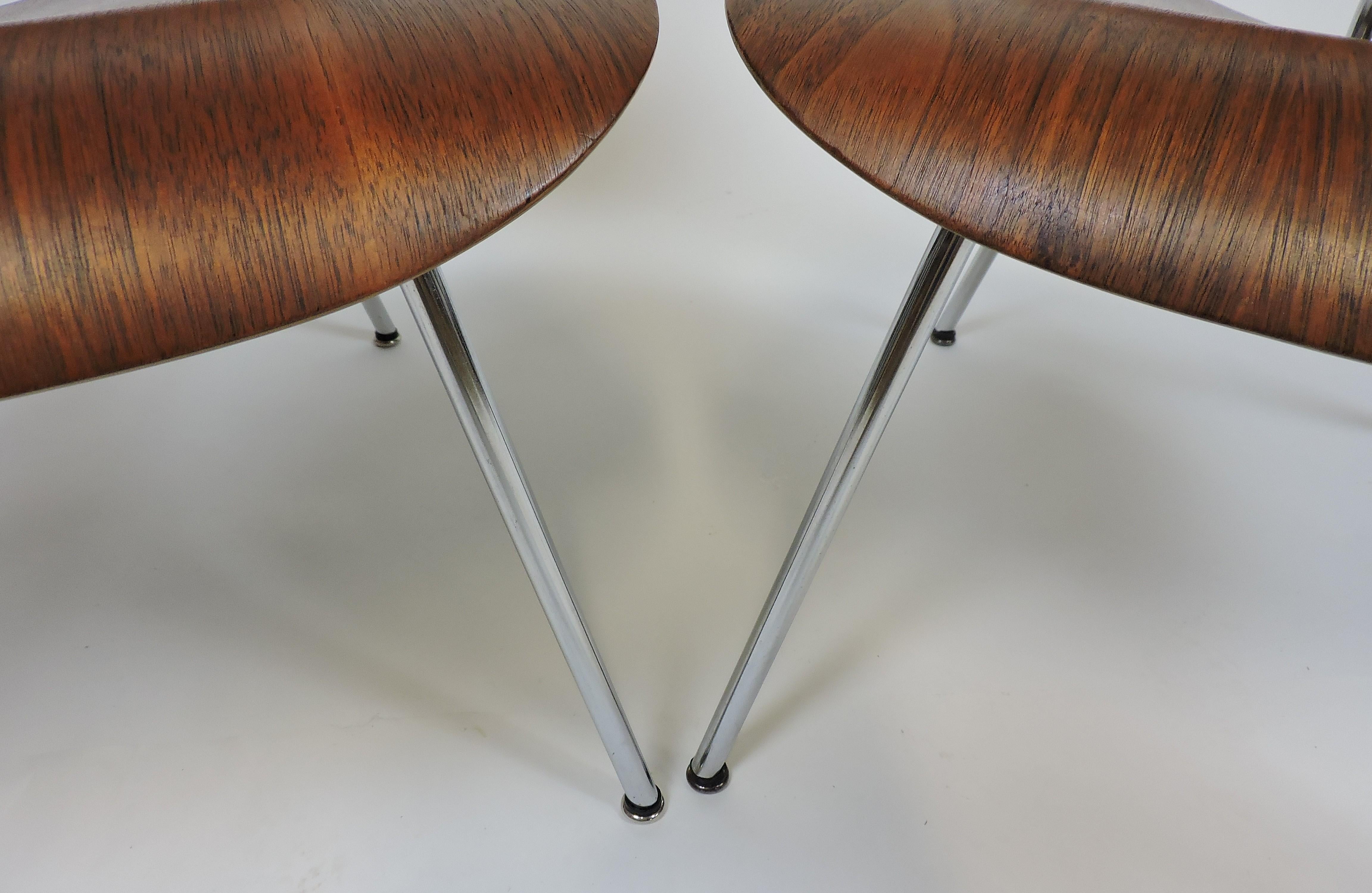 Frühe Erstausgabe des Eames Walnut LCM Chair für Evans im Angebot 1