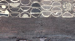 Early 20 Century American Hooked Rug with inspired by Modern Art 4'8 x 7'2