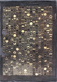 Early 20 Century American Hooked Rug with inspired by Modern Art 4'8 x 7'2