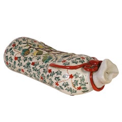 Early 20 Century Chinese Hand Made Porcelain Pillow