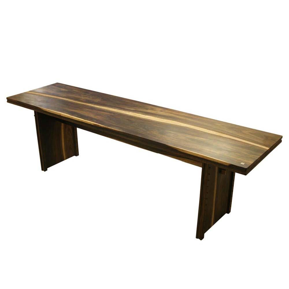 Bois de feuillus Impressionnante table à manger en bois de conception italienne d'Anacleto Spazzapan, début 2000 en vente