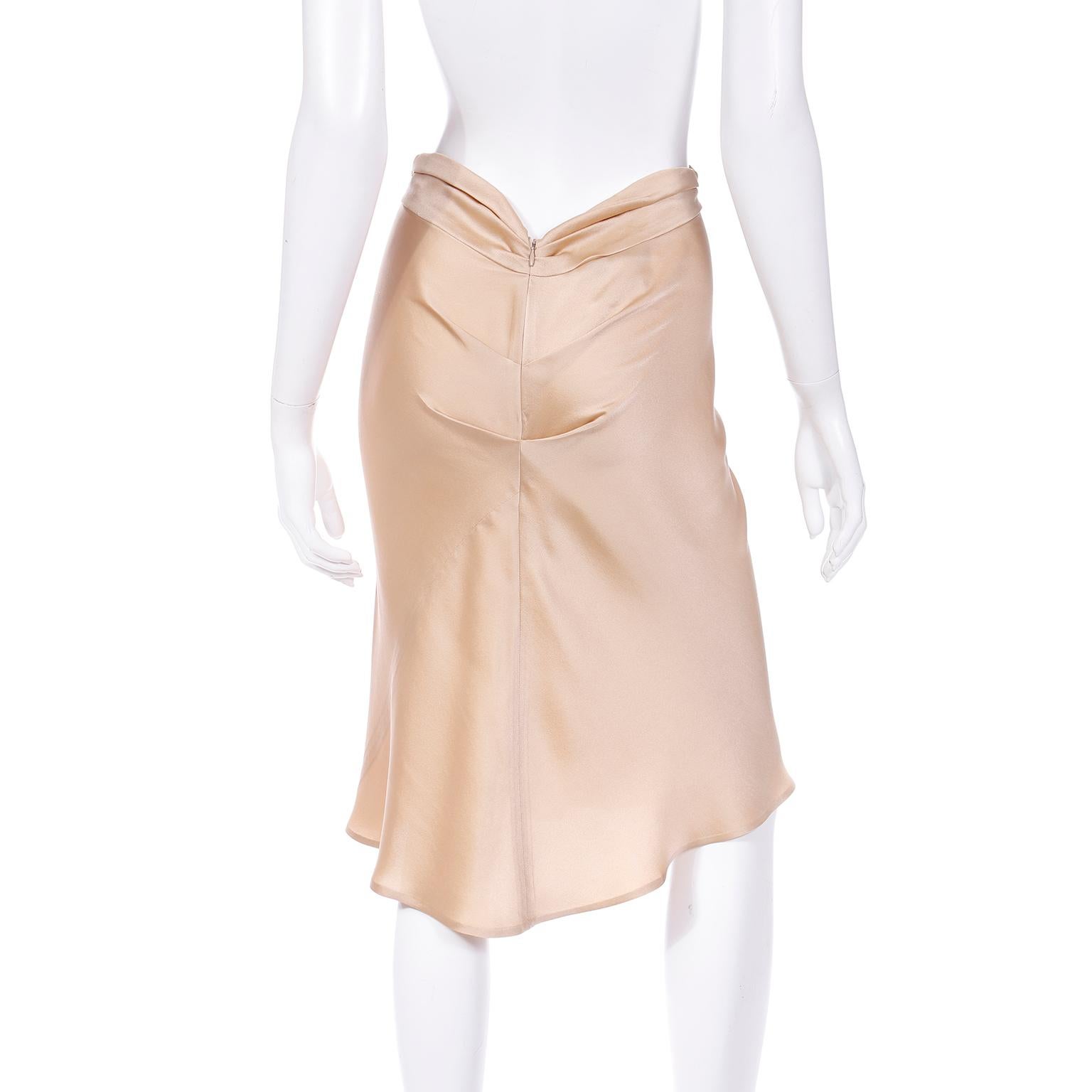 gold silk skirt outfit