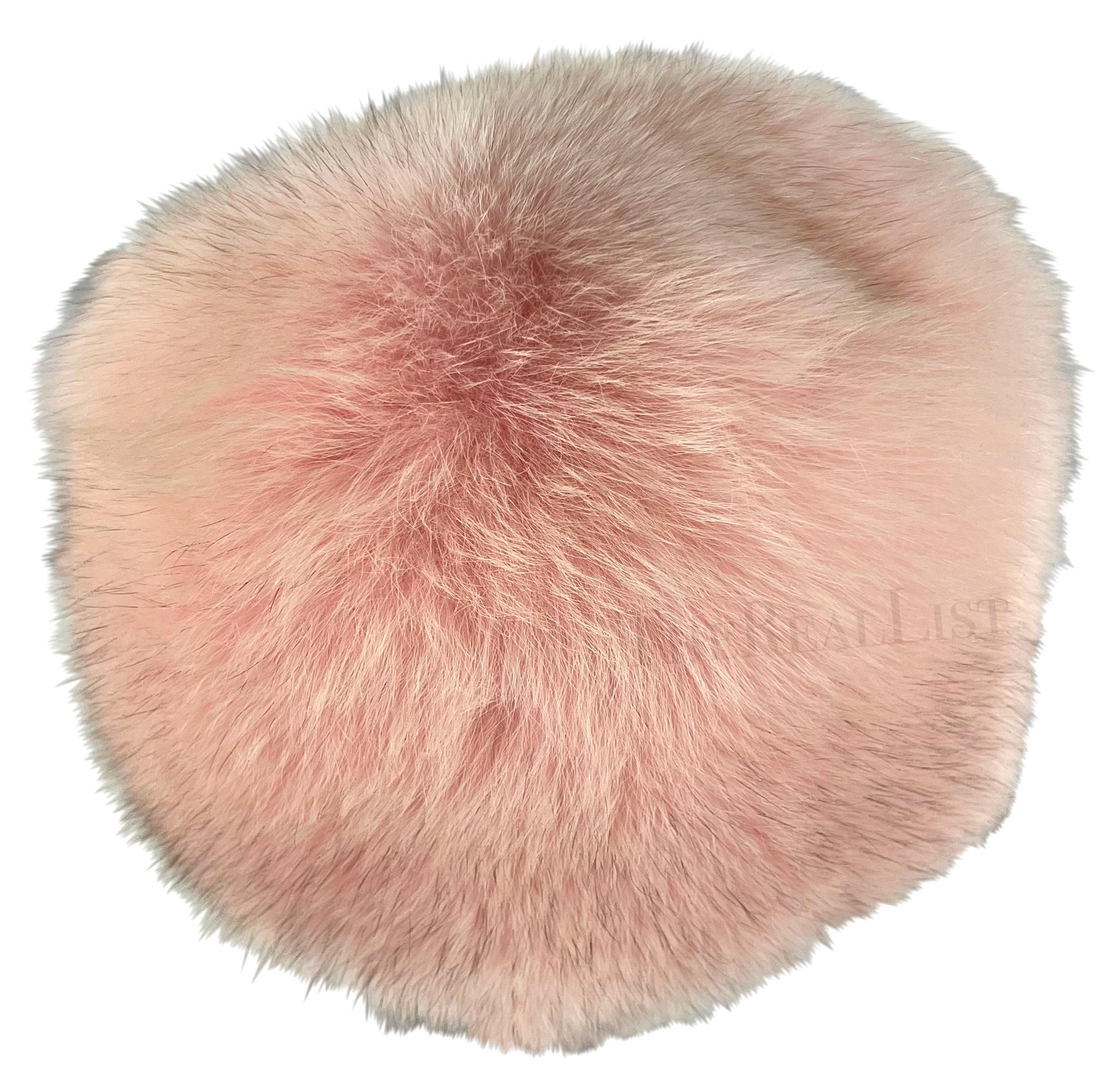 burberry faux fur hat