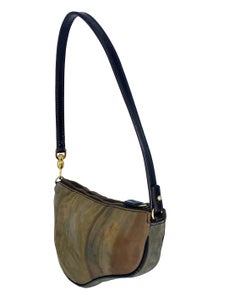 F/W 2001 Christian Dior by John Galliano Abstrakte Nylon-Satteltasche Pochette aus Nylon