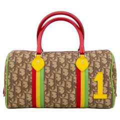 Sac de la collection Rasta de Christian Dior Boston du début des années 2000 