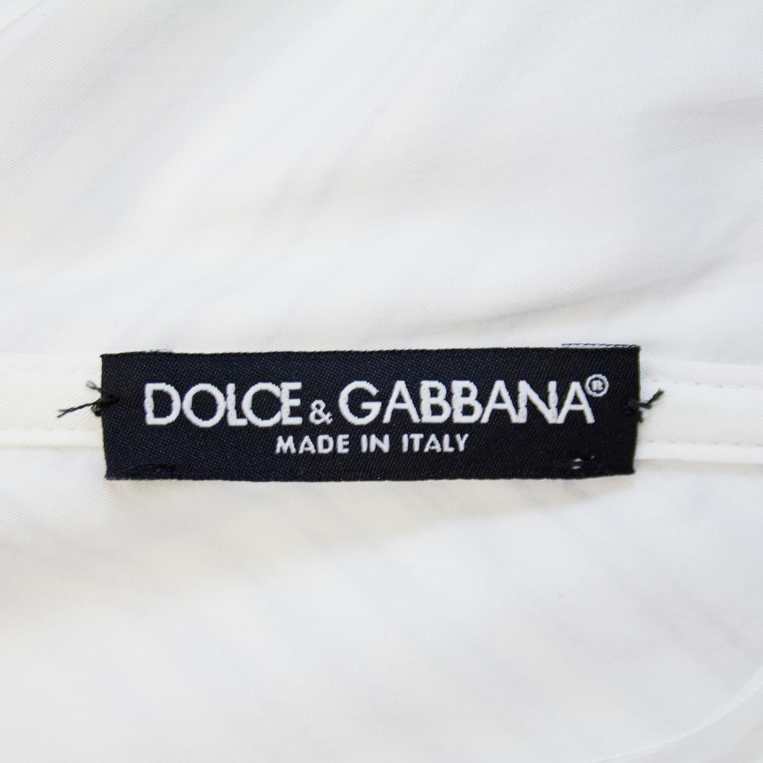 Early 2000s Dolce and Gabbana Chevron Striped Cotton Mini Dress  For Sale 3