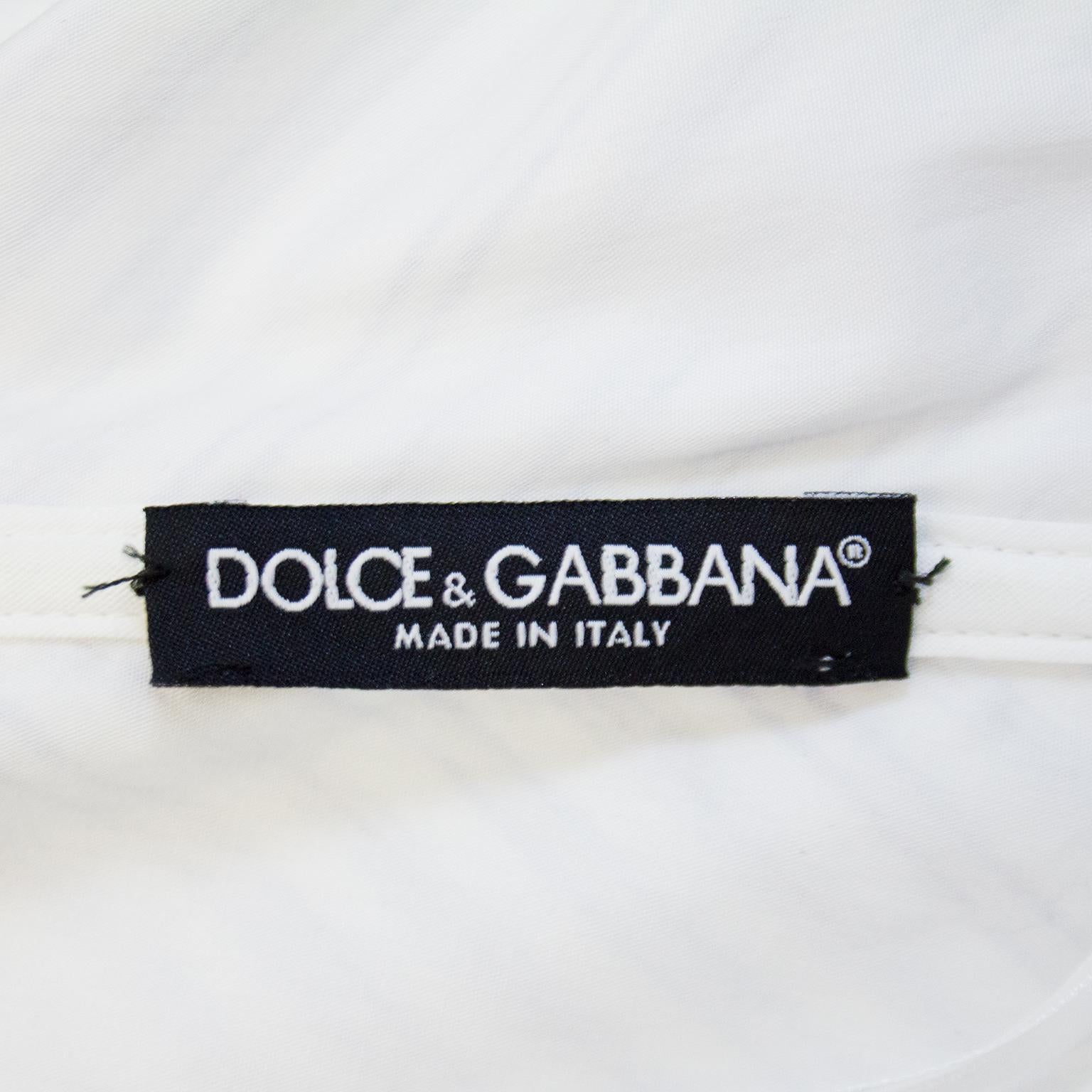 Early 2000s Dolce and Gabbana Chevron Striped Cotton Mini Dress For Sale 2