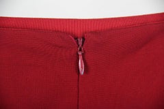 Early 2000s Dolce & Gabbana Red Long Skirt Suit