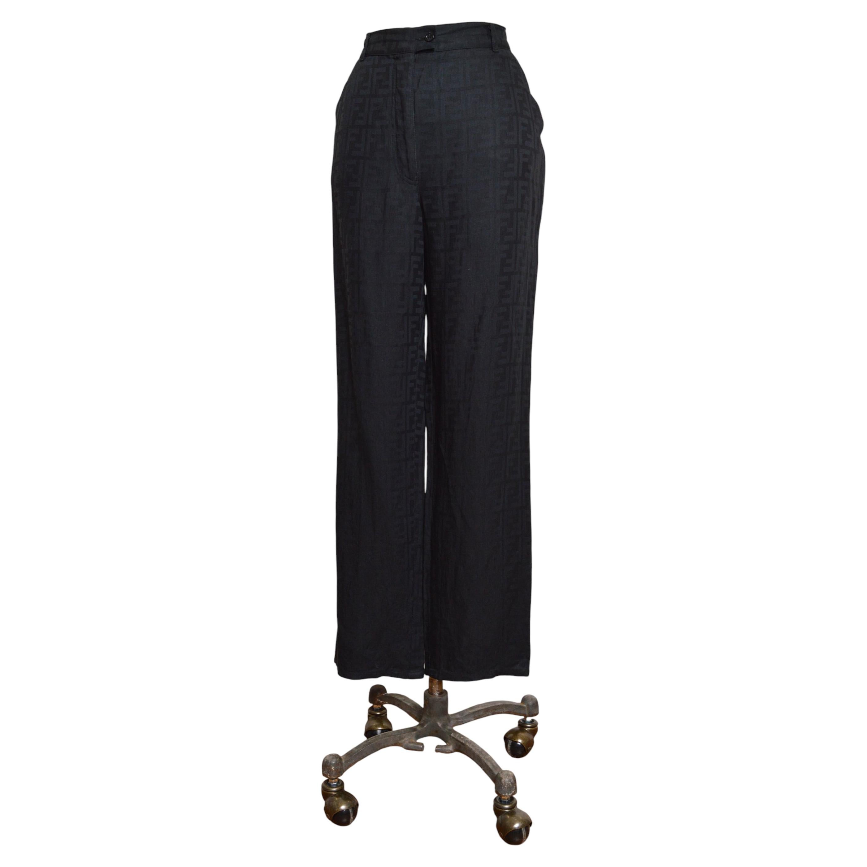 Vintage Fendi Pants - 29 For Sale at 1stDibs | vintage fendi pants