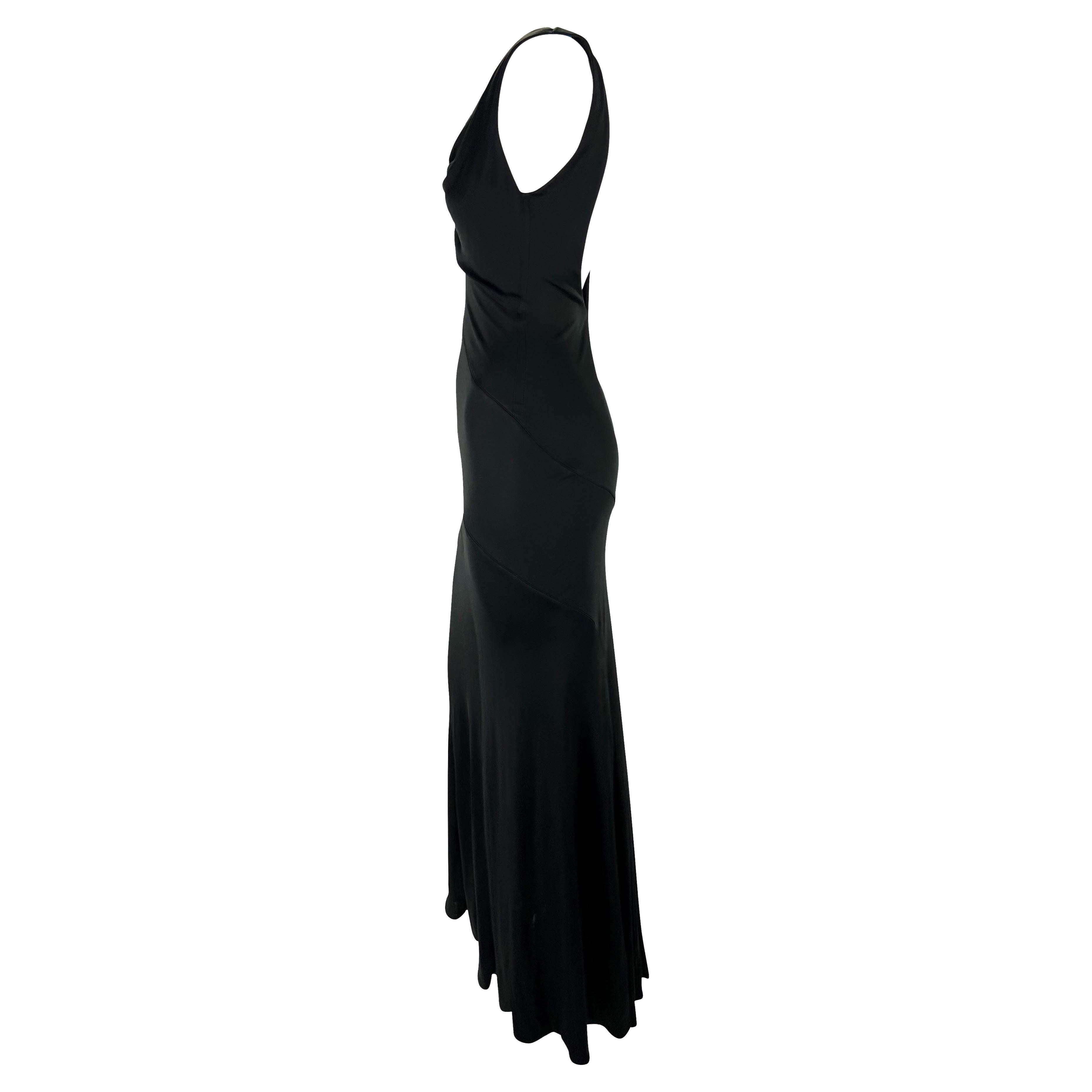donatella versace black dress