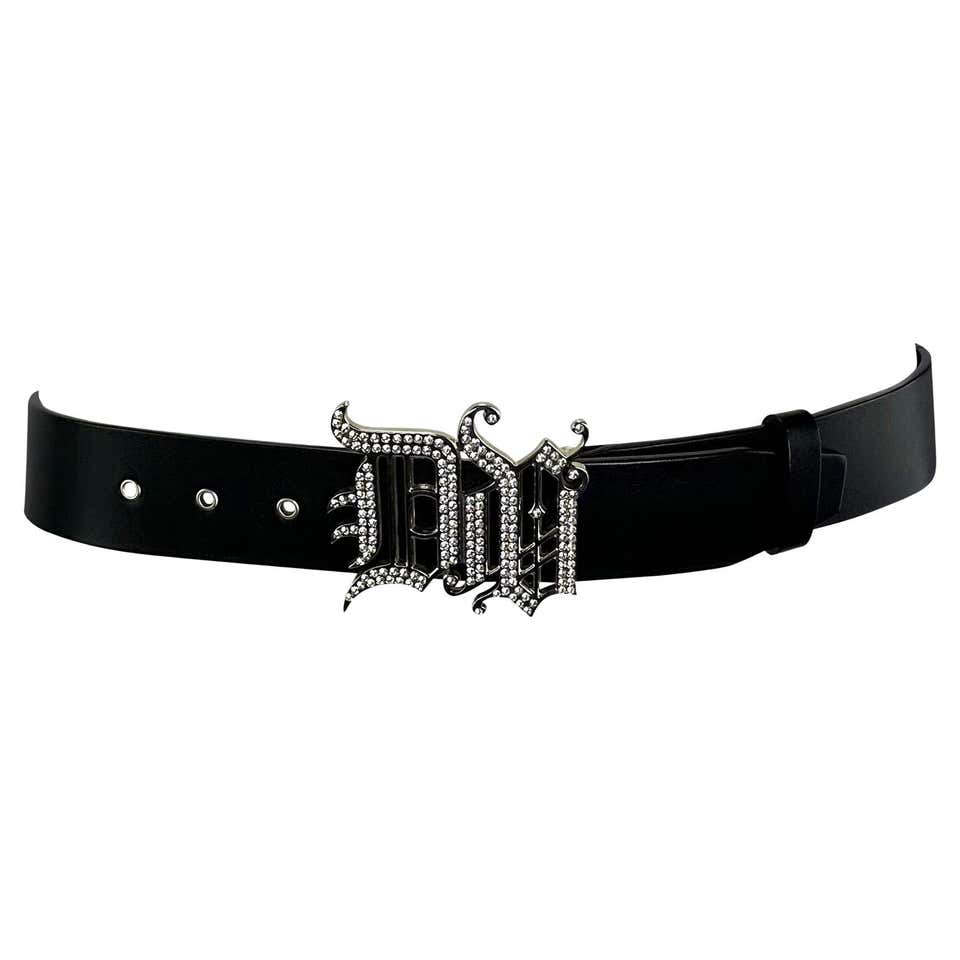 Black Rhinestone Belt Mens - 2 For Sale on 1stDibs