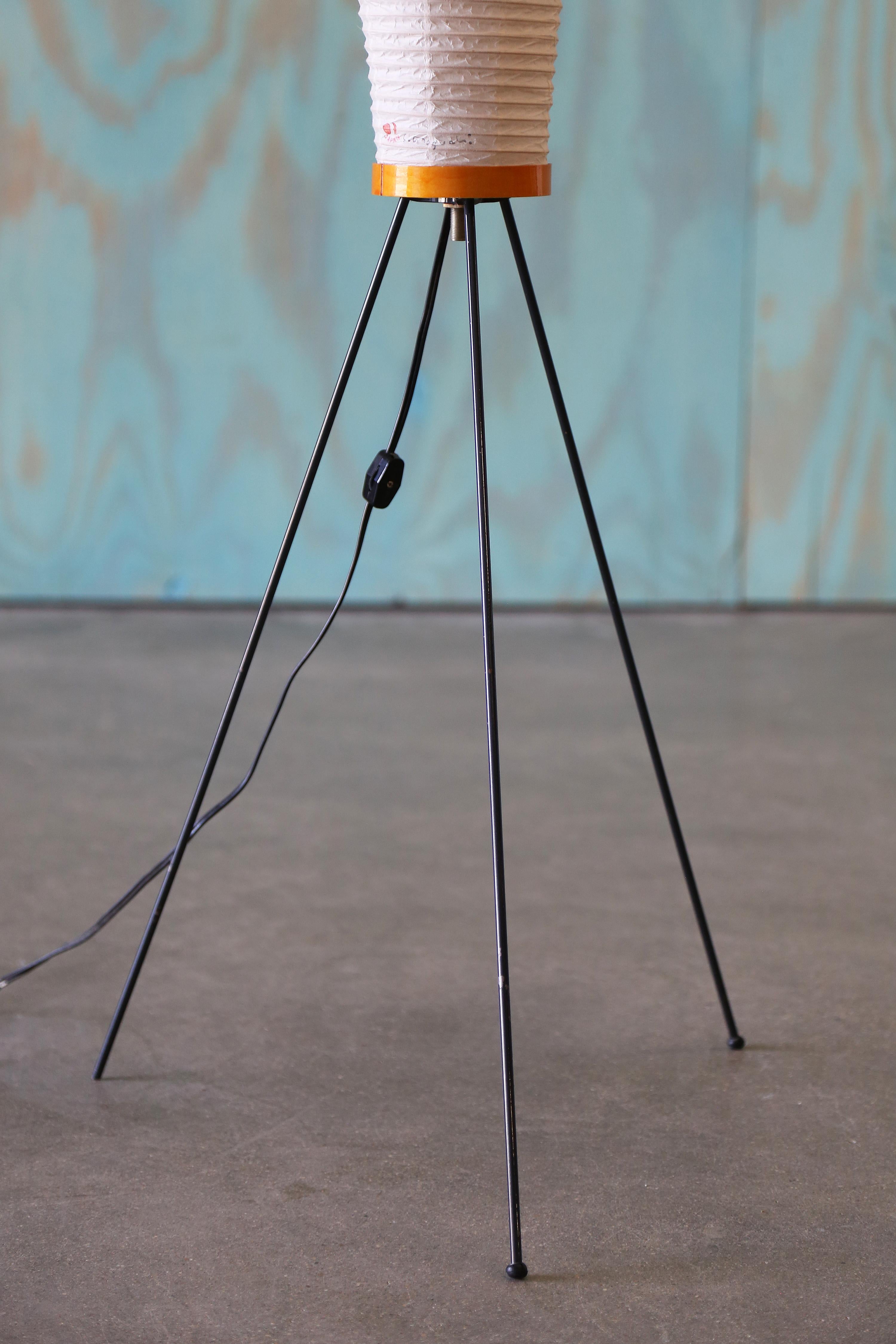 Contemporary Early 2000s Isamu Noguchi Akari 14A Floor Lamp