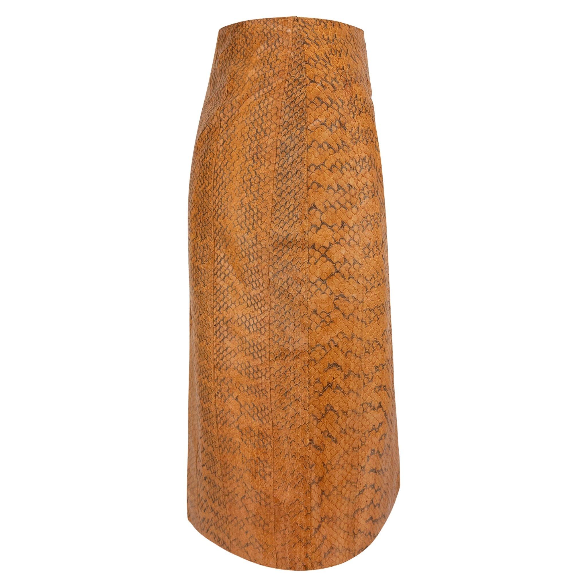 スカート MIU MIU SS2000 Leather Skirt IT38 スカート MIU MIU SS2000 Leather Skirt IT38 Miu Miu Leather Mini